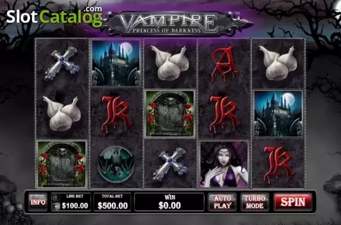 Скрин5. Vampire Princess of Darkness слот