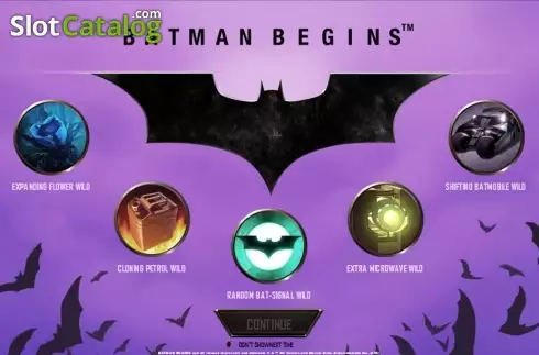 Скрин2. Batman Begins слот