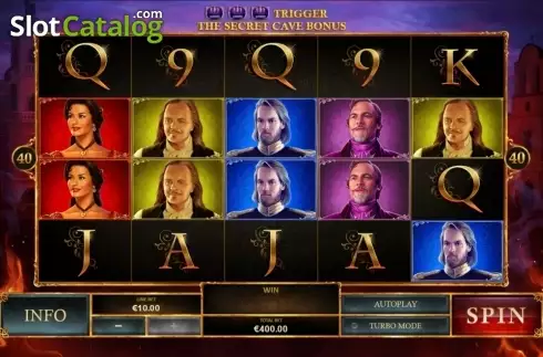Скрин7. The Mask of Zorro (Playtech) слот