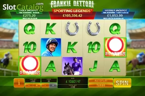 Скрин5. Frankie Dettori: Sporting Legends слот