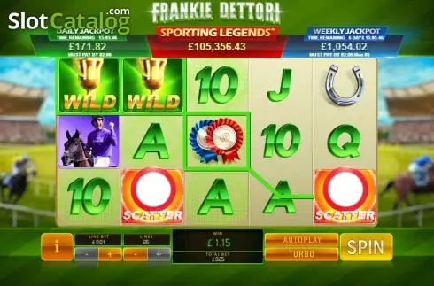 Скрин3. Frankie Dettori: Sporting Legends слот