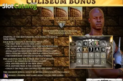 Скрин8. Gladiator (Playtech) слот