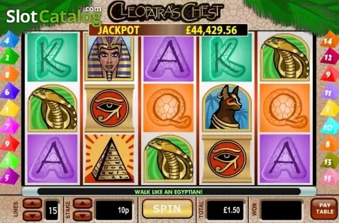 Скрин2. Cleopatras Chest слот