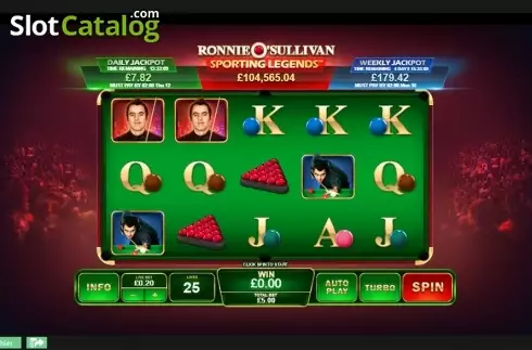 Скрин3. Ronnie O'Sullivan: Sporting Legends слот