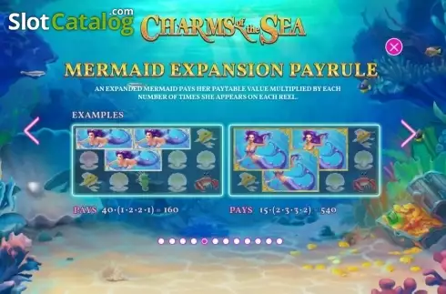 Скрин6. Charms of the Sea слот