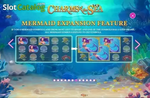 Скрин8. Charms of the Sea слот