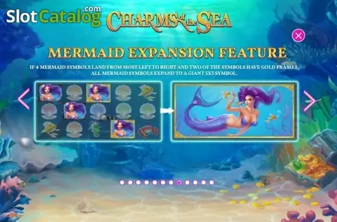 Скрин9. Charms of the Sea слот