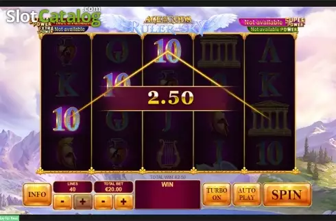 Скрин4. Age of the Gods: Ruler of the Sky слот