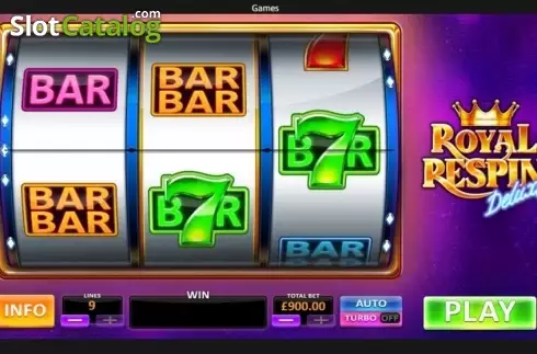 Скрин2. Royal Respin Deluxe слот