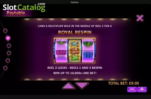 Скрин8. Royal Respin Deluxe слот