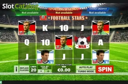 Скрин2. Top Trumps Football Stars слот