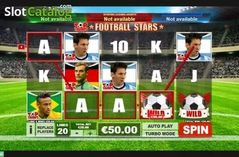 Скрин3. Top Trumps Football Stars слот