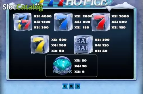 Скрин4. 777 Hot Ice слот
