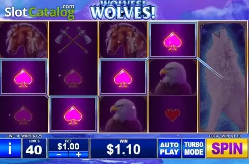 Скрин3. Wolves! Wolves! Wolves! слот