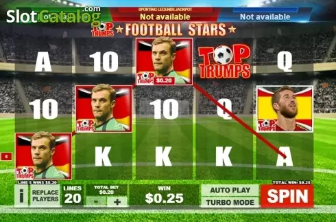 Скрин3. Top trumps football stars: Sporting Legends слот