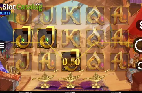 Скрин2. Genie Almighty слот
