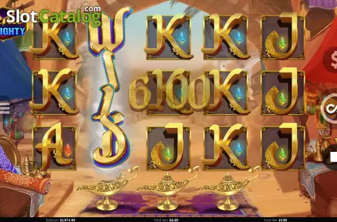 Скрин3. Genie Almighty слот