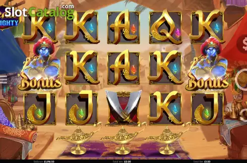Скрин4. Genie Almighty слот