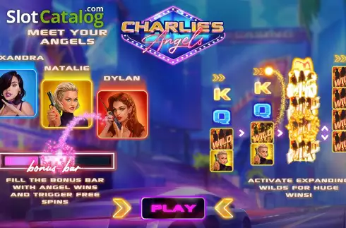 Скрин2. Charlie’s Angels слот