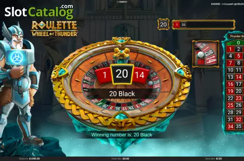 Скрин4. Roulette Wheel of Thunder слот
