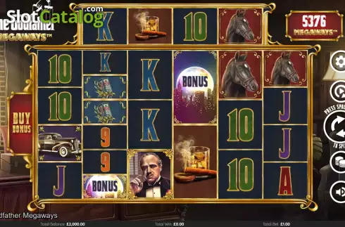 Скрин3. The Godfather Megaways слот