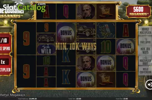 Скрин9. The Godfather Megaways слот