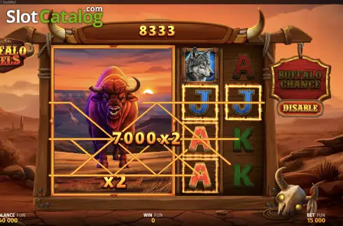 Скрин3. Buffalo Duels слот