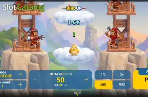 Скрин2. Bird Up слот