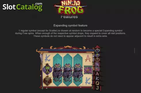 Скрин8. Ninja Frog слот