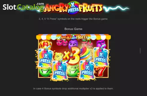Скрин7. Angry Fruits (Popiplay) слот
