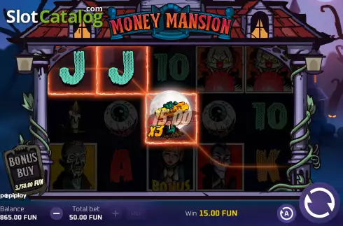 Скрин3. Money Mansion слот