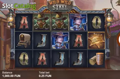 Скрин2. Wild Wild Steel слот