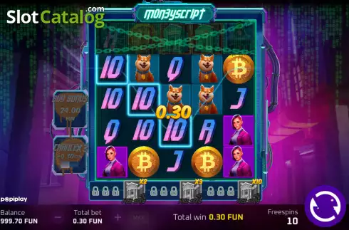 Скрин3. MoneyScript слот