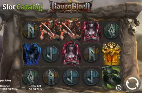 Скрин2. Raven Bjorn слот