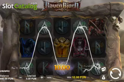 Скрин3. Raven Bjorn слот