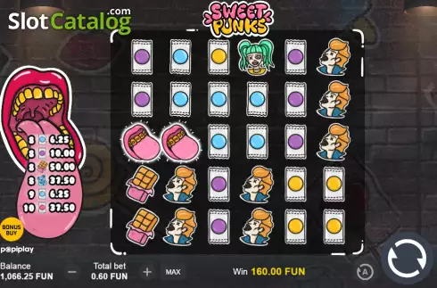 Скрин2. Sweet Punks слот