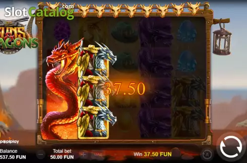 Скрин3. Guns & Dragons слот