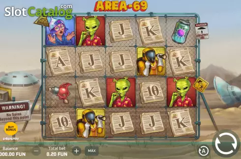 Скрин3. Area 69 слот