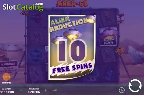 Скрин4. Area 69 слот