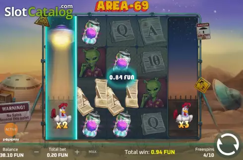 Скрин5. Area 69 слот