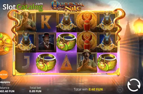 Скрин5. Queen of the Nile (Popiplay) слот