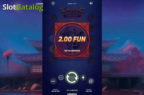 Скрин3. Zoodiac (Popiplay) слот