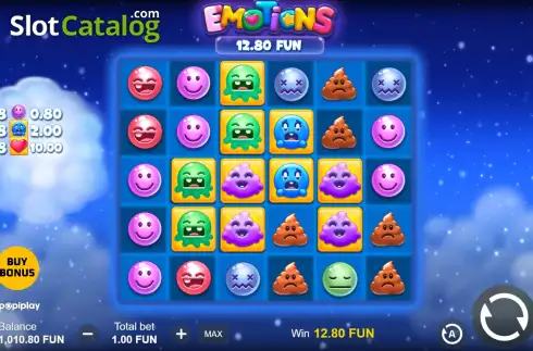 Скрин3. Emotions слот