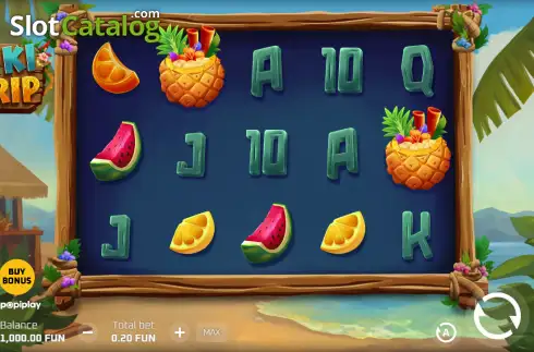 Скрин2. Tiki Trip слот