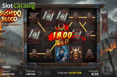 Скрин3. Bushido Blood слот