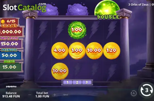 Скрин3. 3 Orbs of Zeus слот