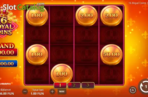 Скрин3. 16 Royal Coins слот