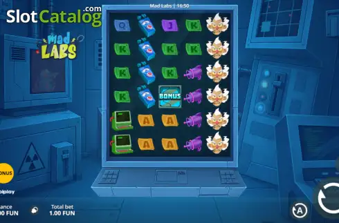 Скрин2. Mad Labs слот