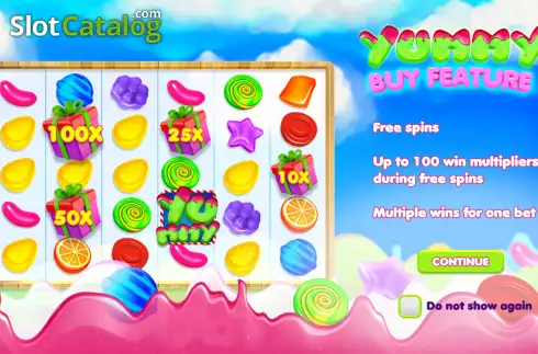 Скрин2. Yummy Buy Feature слот