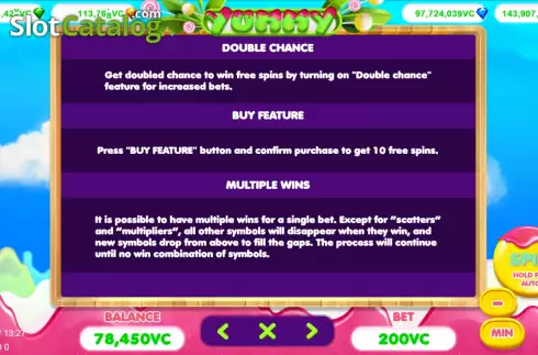 Скрин9. Yummy Buy Feature слот